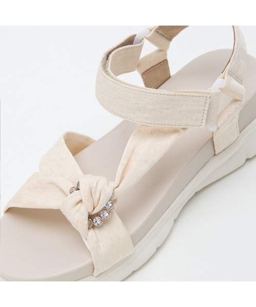 JELLY BEANS（ジェリービーンズ）の「ビジューターバンスポーツサンダル(215-30121)JELLY BEANS(ジェリービーンズ)（サンダル・レディース・マルチ/アイボリー/ブラック・S/L/M）」の22枚目の写真