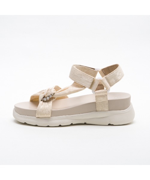 JELLY BEANS（ジェリービーンズ）の「ビジューターバンスポーツサンダル(215-30121)JELLY BEANS(ジェリービーンズ)（サンダル・レディース・マルチ/アイボリー/ブラック・S/L/M）」の17枚目の写真