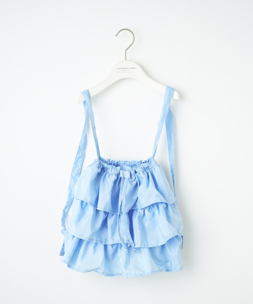 CIAOPANIC TYPY(チャオパニックティピー)の「【KIDS】2WAYフリルショルダーバッグ/ナップサック(ショルダーバッグ・キッズ・ブラック/ブルー/ピンク・ONE SIZE)」の7枚目の写真