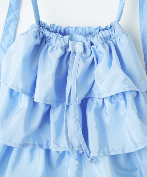 CIAOPANIC TYPY(チャオパニックティピー)の「【KIDS】2WAYフリルショルダーバッグ/ナップサック(ショルダーバッグ・キッズ・ブラック/ブルー/ピンク・ONE SIZE)」の9枚目の写真