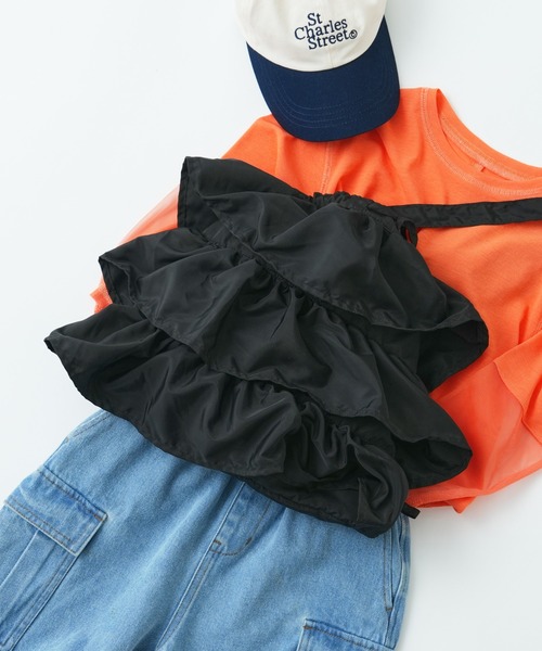 CIAOPANIC TYPY(チャオパニックティピー)の「【KIDS】2WAYフリルショルダーバッグ/ナップサック(ショルダーバッグ・キッズ・ブラック/ブルー/ピンク・ONE SIZE)」の17枚目の写真