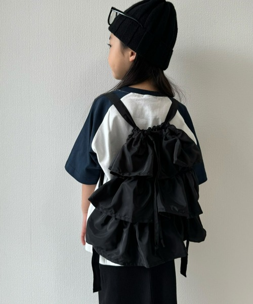 CIAOPANIC TYPY(チャオパニックティピー)の「【KIDS】2WAYフリルショルダーバッグ/ナップサック(ショルダーバッグ・キッズ・ブラック/ブルー/ピンク・ONE SIZE)」の19枚目の写真
