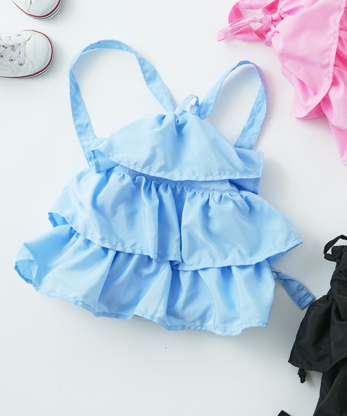 CIAOPANIC TYPY(チャオパニックティピー)の「【KIDS】2WAYフリルショルダーバッグ/ナップサック(ショルダーバッグ・キッズ・ブラック/ブルー/ピンク・ONE SIZE)」の18枚目の写真