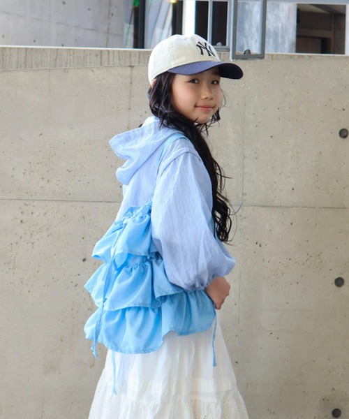 CIAOPANIC TYPY(チャオパニックティピー)の「【KIDS】2WAYフリルショルダーバッグ/ナップサック(ショルダーバッグ・キッズ・ブラック/ブルー/ピンク・ONE SIZE)」の15枚目の写真