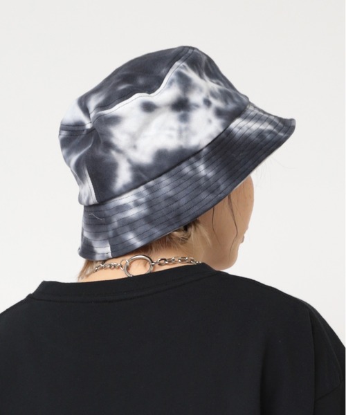 RNA（アールエヌエー）の「E4993 タイダイＨＡＴ（ハット・レディース・スミクロ/ライム/オレンジ・FREE）」の9枚目の写真