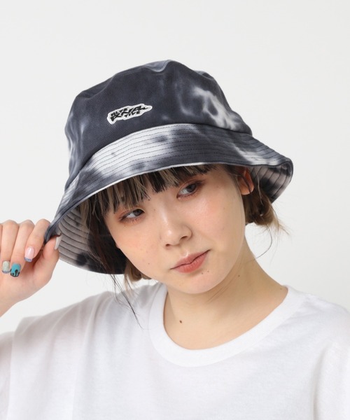 RNA（アールエヌエー）の「E4993 タイダイＨＡＴ（ハット・レディース・スミクロ/ライム/オレンジ・FREE）」の10枚目の写真