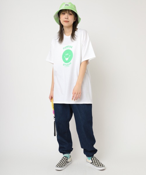 RNA（アールエヌエー）の「E4993 タイダイＨＡＴ（ハット・レディース・スミクロ/ライム/オレンジ・FREE）」の21枚目の写真