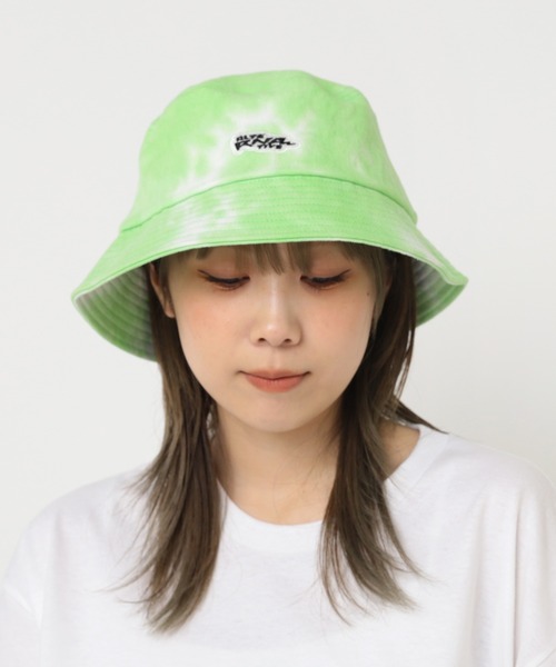 RNA（アールエヌエー）の「E4993 タイダイＨＡＴ（ハット・レディース・スミクロ/ライム/オレンジ・FREE）」の17枚目の写真