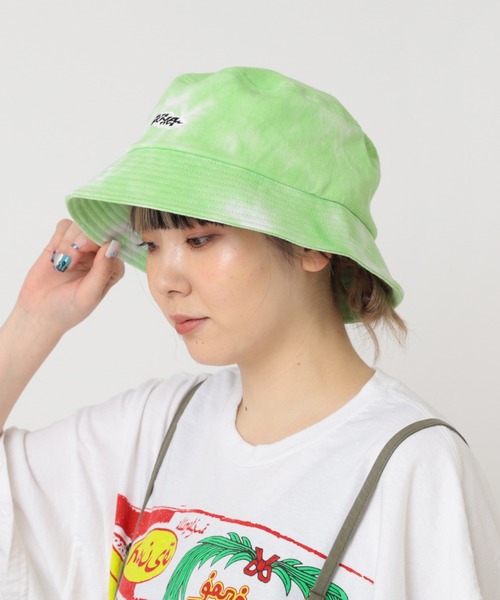 RNA（アールエヌエー）の「E4993 タイダイＨＡＴ（ハット・レディース・スミクロ/ライム/オレンジ・FREE）」の19枚目の写真