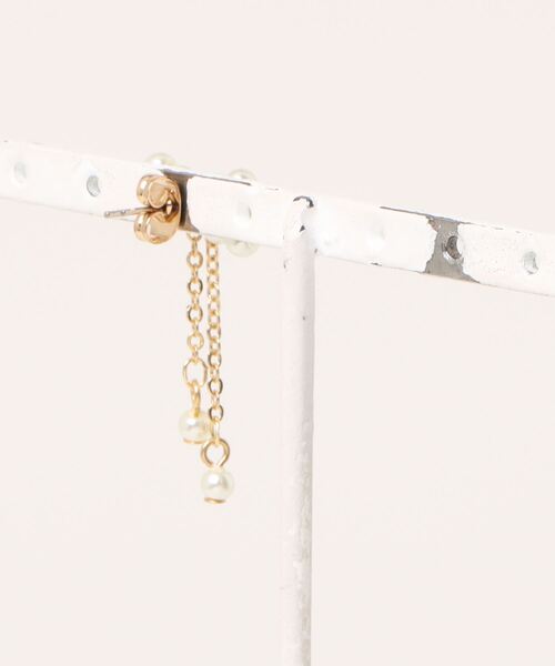 flower（フラワー）の「ブリリアントリボンピアス（ピアス（片耳用）・レディース・ホワイト・FREE）」の7枚目の写真