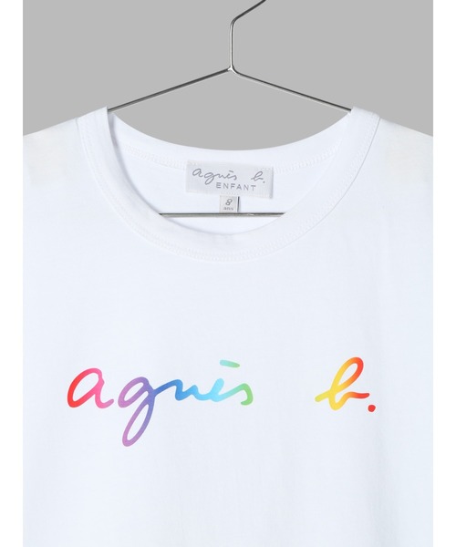 agnès b. カラフルドットTシャツ サイズ3 SEN7 E TS キッズ Tシャツ（Tシャツ/カットソー）｜agnes b