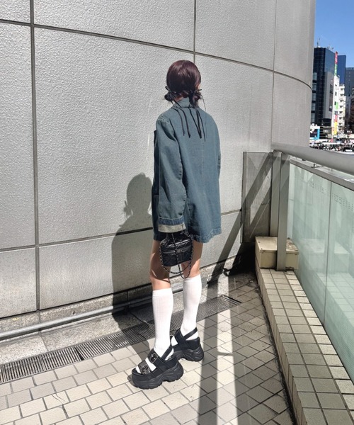 【R&E】厚底ラバーWベルトサンダル R&E 厚底ラバーWベルトサンダル｜R&E REZOY OFFICIAL STORE