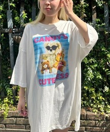 Candy Stripper | CANDY'S CUTENESS BIG BIG Tシャツ(Tシャツ/カットソー)