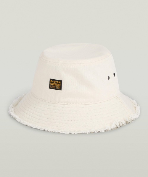 G-STAR(ジースター)の「ORIGINALS BUCKET HAT/デニムバケットハット(ハット・メンズ・ベージュ系その他・LARGE/MEDIUM)」の1枚目の写真