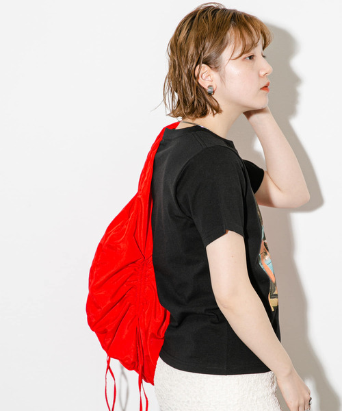 KBF（ケイビーエフ）の「フォトプリントTEE（Tシャツ/カットソー・レディース・ブラック/オフホワイト・ONE）」の6枚目の写真