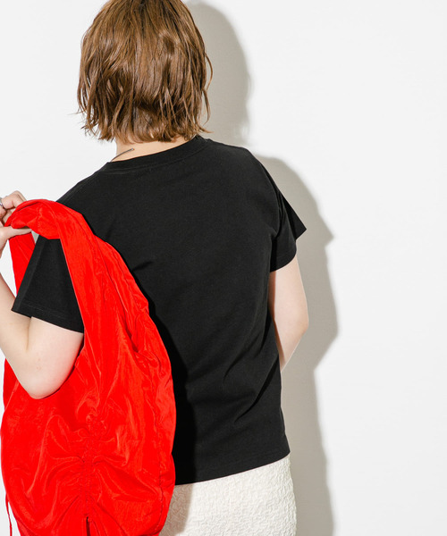 KBF（ケイビーエフ）の「フォトプリントTEE（Tシャツ/カットソー・レディース・ブラック/オフホワイト・ONE）」の7枚目の写真