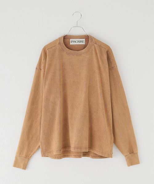 JOURNAL STANDARD - INSCRIRE /アンスクリアBleach Large Fit L/S Tee INSCRIRE /アンスクリア】Bleach Large Fit L/S Tee：カットソー