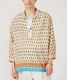 EDIFICE | インディア パネル スキッパー シャツ(シャツ/ブラウス)