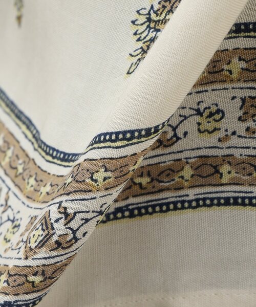 EDIFICE(エディフィス)の「インディア パネル スキッパー シャツ(シャツ/ブラウス・メンズ・ベージュ/ブルー系その他/グレー/ホワイト・MEDIUM/LARGE)」の18枚目の写真