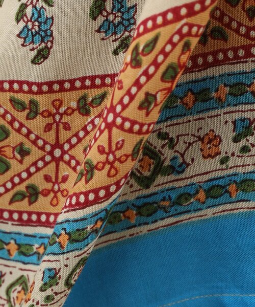 EDIFICE(エディフィス)の「インディア パネル スキッパー シャツ(シャツ/ブラウス・メンズ・ベージュ/ブルー系その他/グレー/ホワイト・MEDIUM/LARGE)」の22枚目の写真