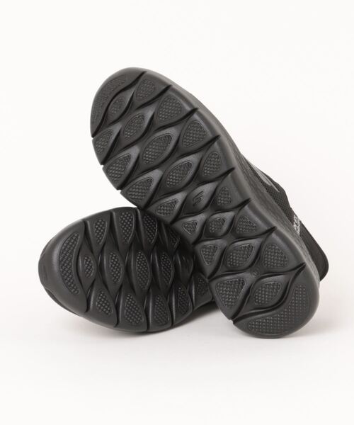 SKECHERS(スケッチャーズ)の「SKECHERS スケッチャーズ SLIP-INS スリップインズ GO WALK FLEX-GRAND ENTRY【軽量/幅広】レディーススニーカー(ゴーウォークフレックス) 124836W(スニーカー・レディース・ホワイト/ブラック×ブラック・22.5cm/23.0cm/23.5cm/24.0cm/24.5cm/25.0cm/22.0cm/25.5cm/26.0cm)」の4枚目の写真