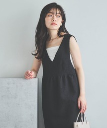 【150㎝前後の小柄さんサイズ】ぽこぽこ裾切替えジャンスカ