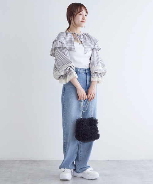 w closet（ダブルクローゼット）の「チュールBAG（ショルダーバッグ