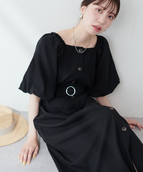 natural couture（ナチュラルクチュール）の「ベルト付バルーン