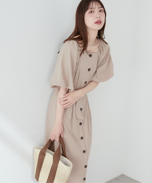 natural couture（ナチュラルクチュール）の「ベルト付バルーン