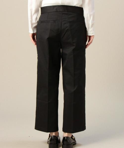 BEAUTY&YOUTH UNITED ARROWS（ビューティーアンドユースユナイテッドアローズ）の「BY WON HUNDRED　クロップドワイドパンツ◆（その他パンツ・レディース・ブラック・34/36）」の2枚目の写真