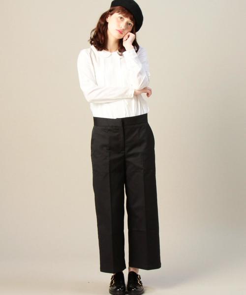 BEAUTY&YOUTH UNITED ARROWS（ビューティーアンドユースユナイテッドアローズ）の「BY WON HUNDRED　クロップドワイドパンツ◆（その他パンツ・レディース・ブラック・34/36）」の5枚目の写真