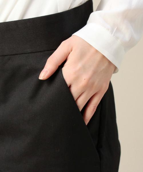 BEAUTY&YOUTH UNITED ARROWS（ビューティーアンドユースユナイテッドアローズ）の「BY WON HUNDRED　クロップドワイドパンツ◆（その他パンツ・レディース・ブラック・34/36）」の7枚目の写真