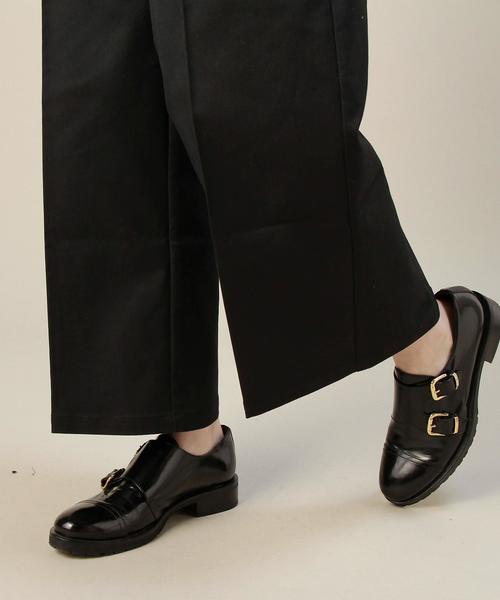 BEAUTY&YOUTH UNITED ARROWS（ビューティーアンドユースユナイテッドアローズ）の「BY WON HUNDRED　クロップドワイドパンツ◆（その他パンツ・レディース・ブラック・34/36）」の9枚目の写真