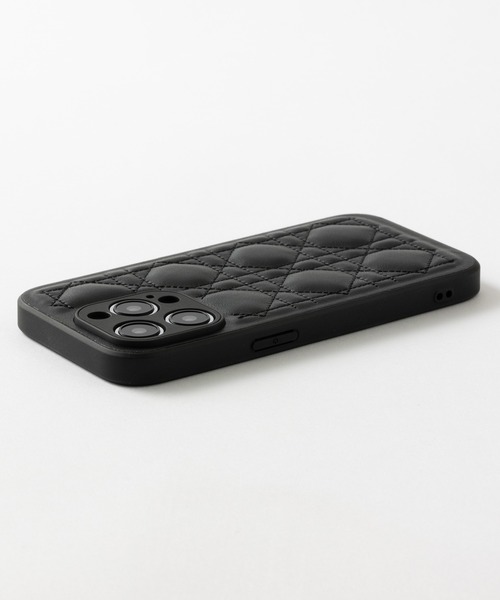 iPhoneケース カバー PUレザー ダイヤキルティング 【11/12