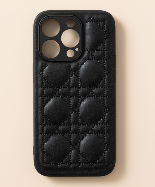 セール】iPhoneケース カバー PUレザー ダイヤキルティング 【11