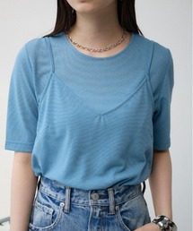 AZUL by moussy | ラメカットビスチェセットトップス(Tシャツ/カットソー)