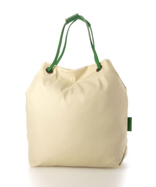 cache cache(カシュ カシュ)の「カシュカシュ cachecache / ナイロンツイル牛革付属ハトメショルダー(ショルダーバッグ・レディース・ピンク/グリーン/ベージュ系その他/イエロー・FREE)」の12枚目の写真