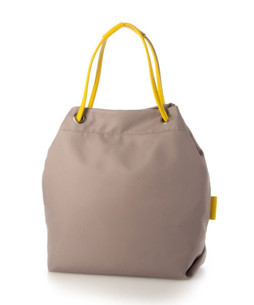 cache cache(カシュ カシュ)の「カシュカシュ cachecache / ナイロンツイル牛革付属ハトメショルダー(ショルダーバッグ・レディース・ピンク/グリーン/ベージュ系その他/イエロー・FREE)」の17枚目の写真