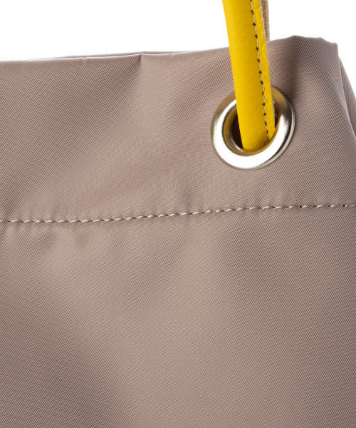 cache cache(カシュ カシュ)の「カシュカシュ cachecache / ナイロンツイル牛革付属ハトメショルダー(ショルダーバッグ・レディース・ピンク/グリーン/ベージュ系その他/イエロー・FREE)」の20枚目の写真