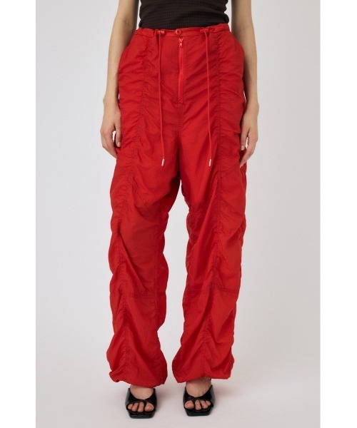 MOUSSY（マウジー）の「SHEER MILITARY LOOSE パンツ（カーゴパンツ・レディース・ブラック/レッド/ホワイト・2/1）」の3枚目の写真