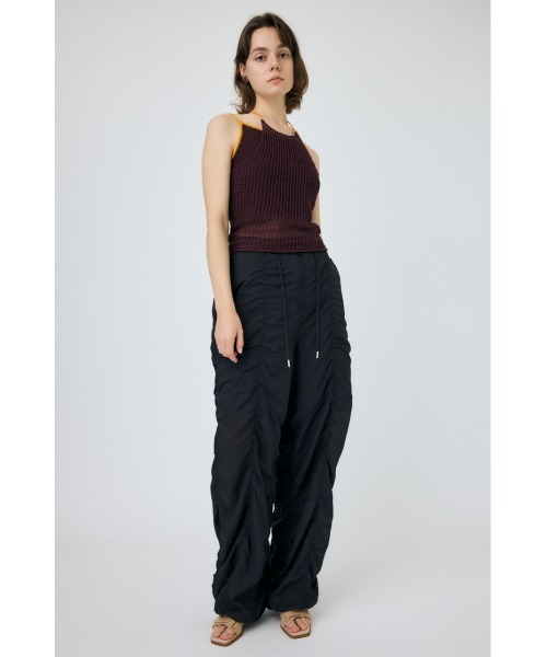 MOUSSY（マウジー）の「SHEER MILITARY LOOSE パンツ（カーゴパンツ・レディース・ブラック/レッド/ホワイト・2/1）」の5枚目の写真