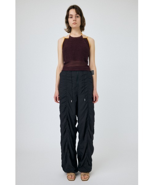 MOUSSY（マウジー）の「SHEER MILITARY LOOSE パンツ（カーゴパンツ・レディース・ブラック/レッド/ホワイト・2/1）」の6枚目の写真