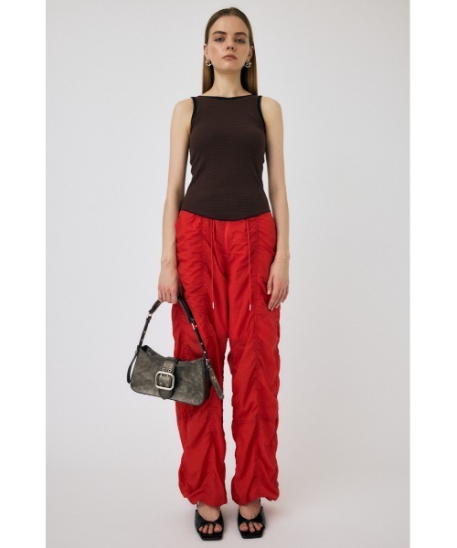 MOUSSY（マウジー）の「SHEER MILITARY LOOSE パンツ（カーゴパンツ・レディース・ブラック/レッド/ホワイト・2/1）」の16枚目の写真