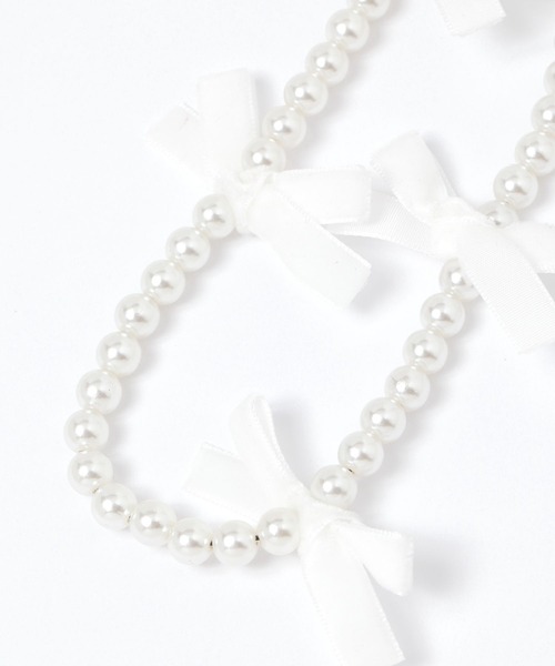 repipi armario（レピピ アルマリオ）の「ベロアリボンストラップ（キーホルダー・キッズ・ブラック/ホワイト/ピンク・FREE）」の6枚目の写真