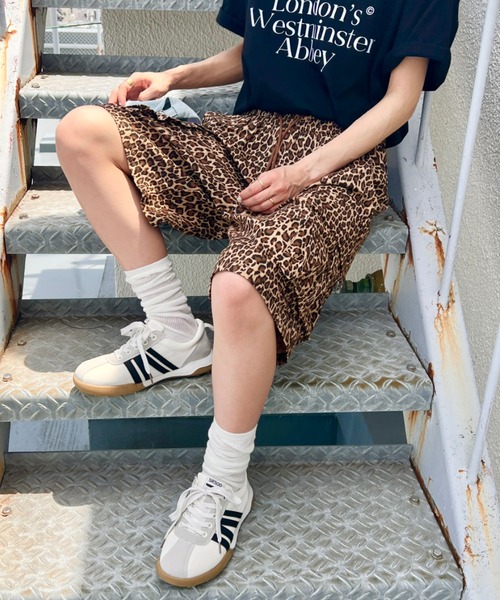 SOLLON.（ソルロン）の「レオパード柄ハーフパンツ（その他パンツ・レディース・ブラウン・FREE）」の7枚目の写真