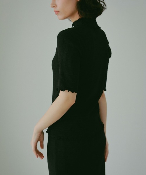 N WITH.（エヌウィズ）の「メロートップス（set up）（Tシャツ/カットソー・レディース・ピンク/アイボリー/ブラック・FREE）」の12枚目の写真