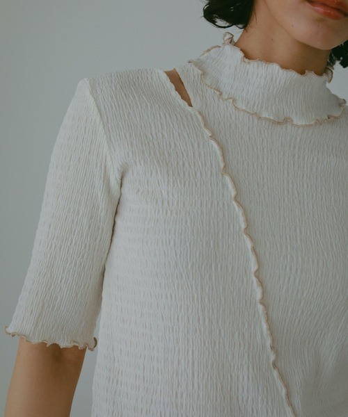 N WITH.（エヌウィズ）の「メロートップス（set up）（Tシャツ/カットソー・レディース・ピンク/アイボリー/ブラック・FREE）」の21枚目の写真