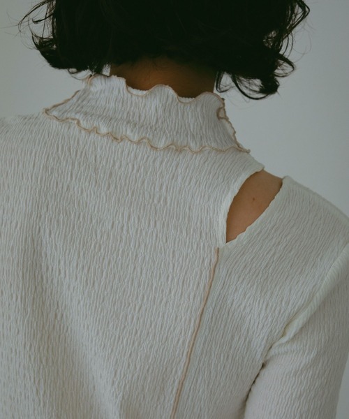 N WITH.（エヌウィズ）の「メロートップス（set up）（Tシャツ/カットソー・レディース・ピンク/アイボリー/ブラック・FREE）」の22枚目の写真