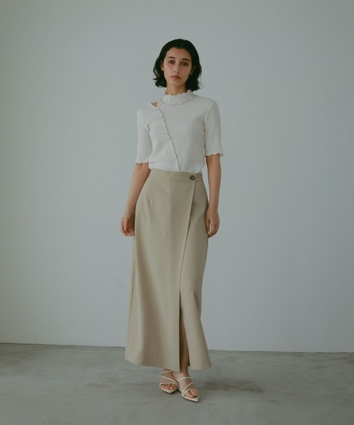 N WITH.（エヌウィズ）の「メロートップス（set up）（Tシャツ/カットソー・レディース・ピンク/アイボリー/ブラック・FREE）」の18枚目の写真