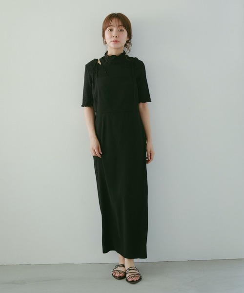 N WITH.（エヌウィズ）の「メロートップス（set up）（Tシャツ/カットソー・レディース・ピンク/アイボリー/ブラック・FREE）」の13枚目の写真